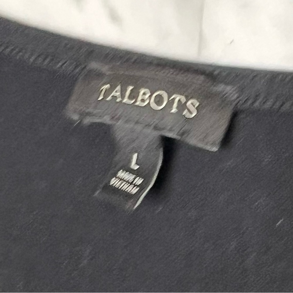 Talbots Ruched Front Top Large - Picture 2 of 5